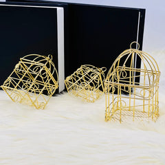 Metallic Elegance Square Cage Set