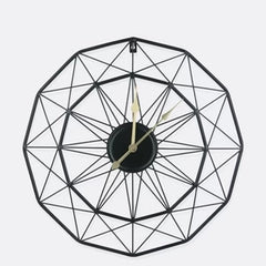 Stroke Metal Wall Clock
