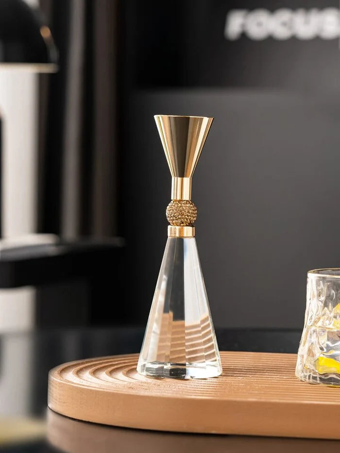 Metal Crystal Bottom Candlestick Dining Table Living Room Decoration (Set Of 2) Metal Crystal Bottom Candlestick Dining Table Living Room Decoration (Set Of 2)