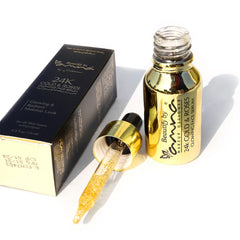 BEAUTY BY AMNA 24K GOLD AND ROSES GLOWING FACE SERUM PC