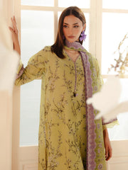 Pret 3Pc Printed Cambric Suit - EWTKP5-81722-3P