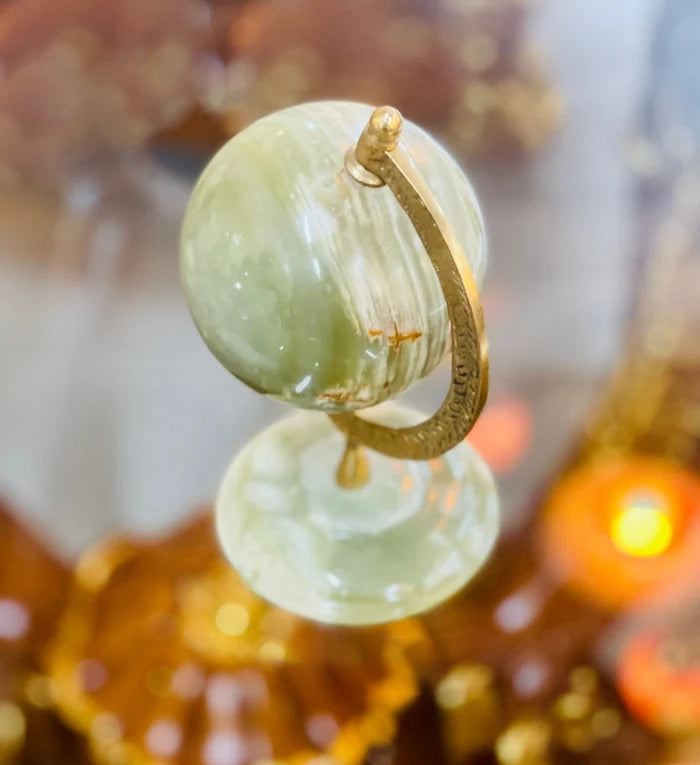 Onyx Globe Clock Onyx Globe Clock