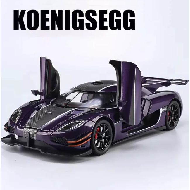 1:24 Diecast Koenigsegg One Model Car 1:24 Diecast Koenigsegg One Model Car