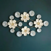3D Metallic Bloom Wall Hanging