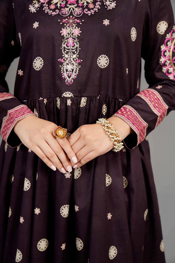 3 Piece - Printed Embroidered Suit - 42402064 3 Piece - Printed Embroidered Suit - 42402064