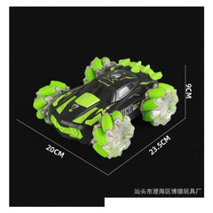 RC Four-Wheel Stunt Spray Racing Car