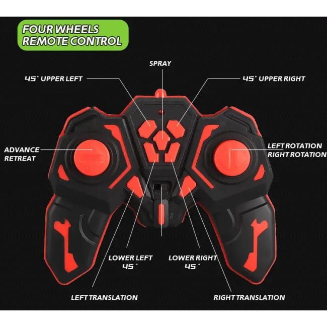 RC Four-Wheel Stunt Spray Racing Car RC Four-Wheel Stunt Spray Racing Car