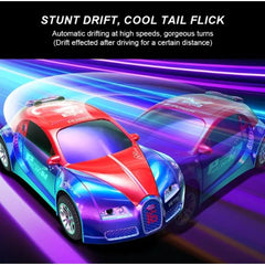 ABS Mini Inertial Drift Car With Light & Sound - 1Pc