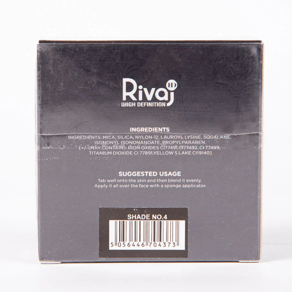 RIVAJ HD FLAWLESS FACE POWDER NO.4 RIVAJ HD FLAWLESS FACE POWDER NO.4
