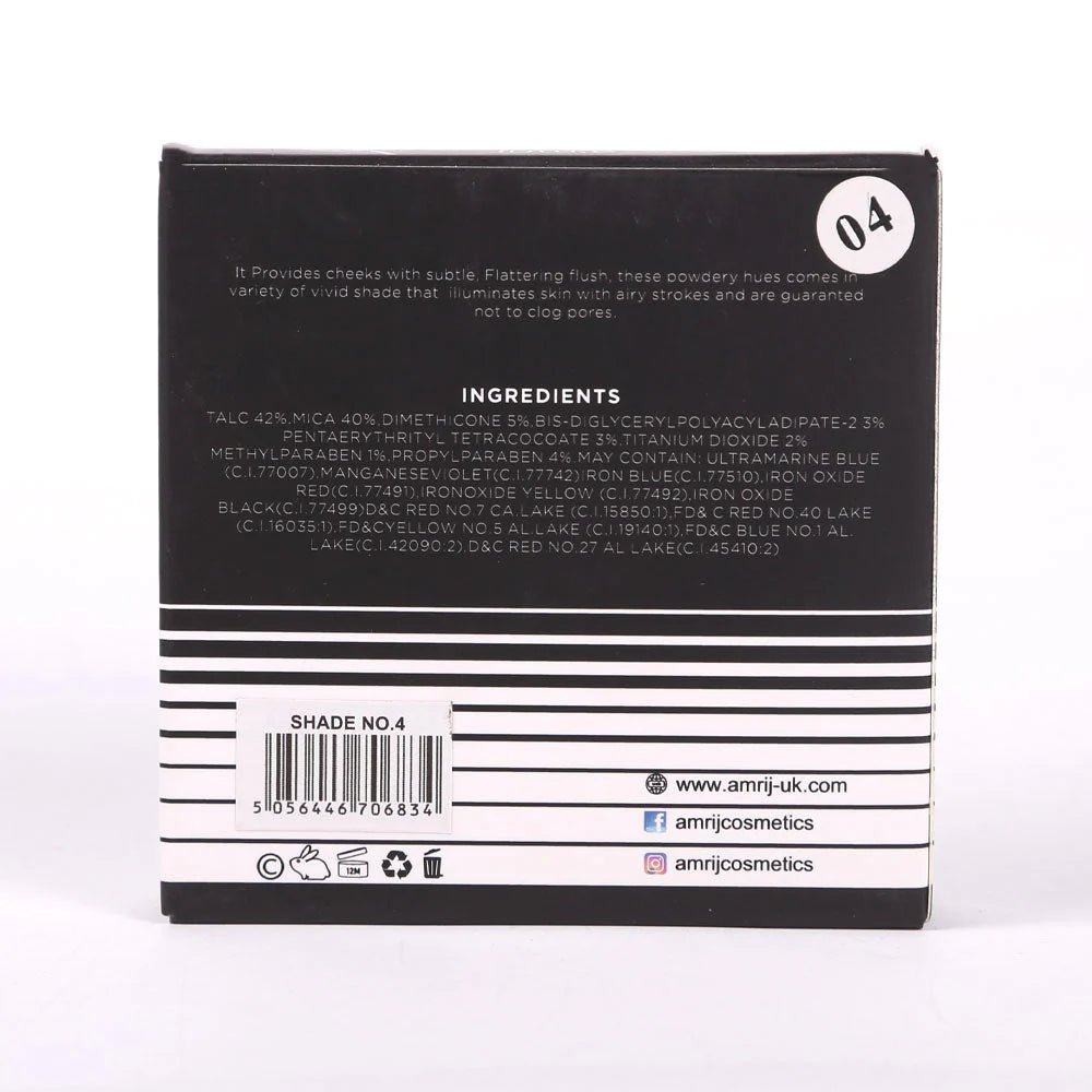 AMRIJ (AM002) #04 SUPER PIGMENT BLUSH ON AMRIJ (AM002) #04 SUPER PIGMENT BLUSH ON