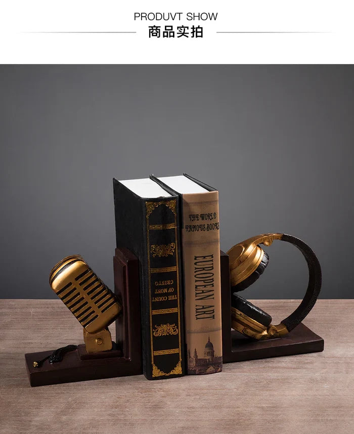 Microphone Headset Model Bookend Microphone Headset Model Bookend