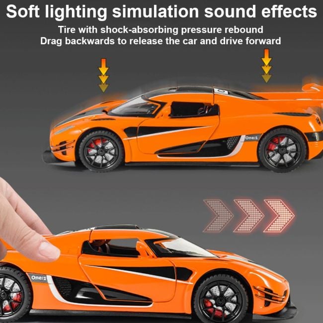 1:24 Diecast Koenigsegg One Model Car 1:24 Diecast Koenigsegg One Model Car