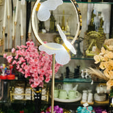 Metal Round Butterfly Floor Lamp