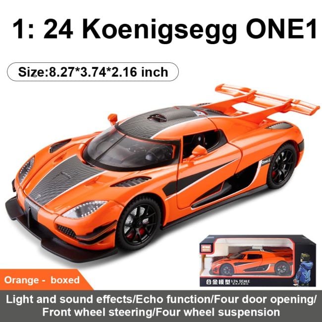 1:24 Diecast Koenigsegg One Model Car 1:24 Diecast Koenigsegg One Model Car