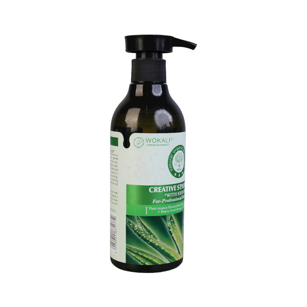 WOKALI HAIR GEL ALOE ESSENCE WITH KERATIN 200 ML WKL306 WOKALI HAIR GEL ALOE ESSENCE WITH KERATIN 200 ML WKL306