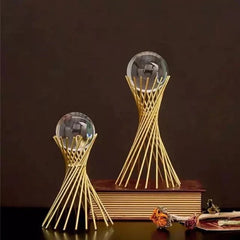 Crystal Ball Triangular Ornament