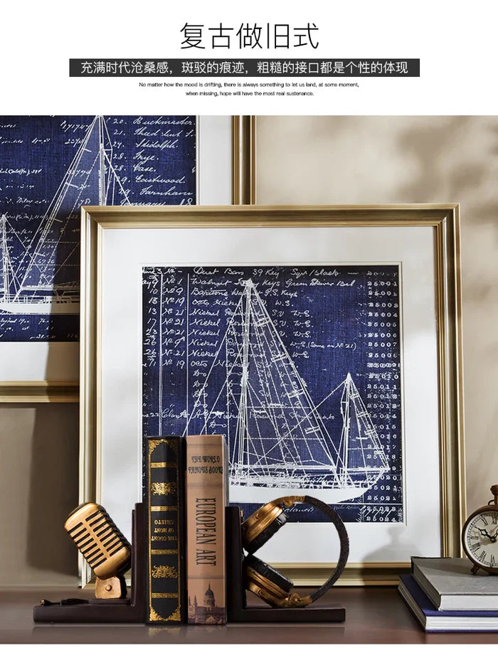 Microphone Headset Model Bookend Microphone Headset Model Bookend