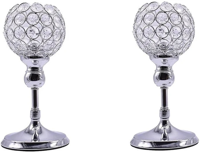 Crystal Votive Candlesticks Holder Crystal Votive Candlesticks Holder