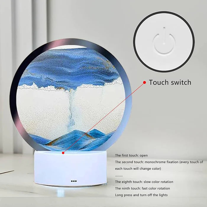 3D Quicksand Painting LED Table Lamp 3D Quicksand Painting LED Table Lamp