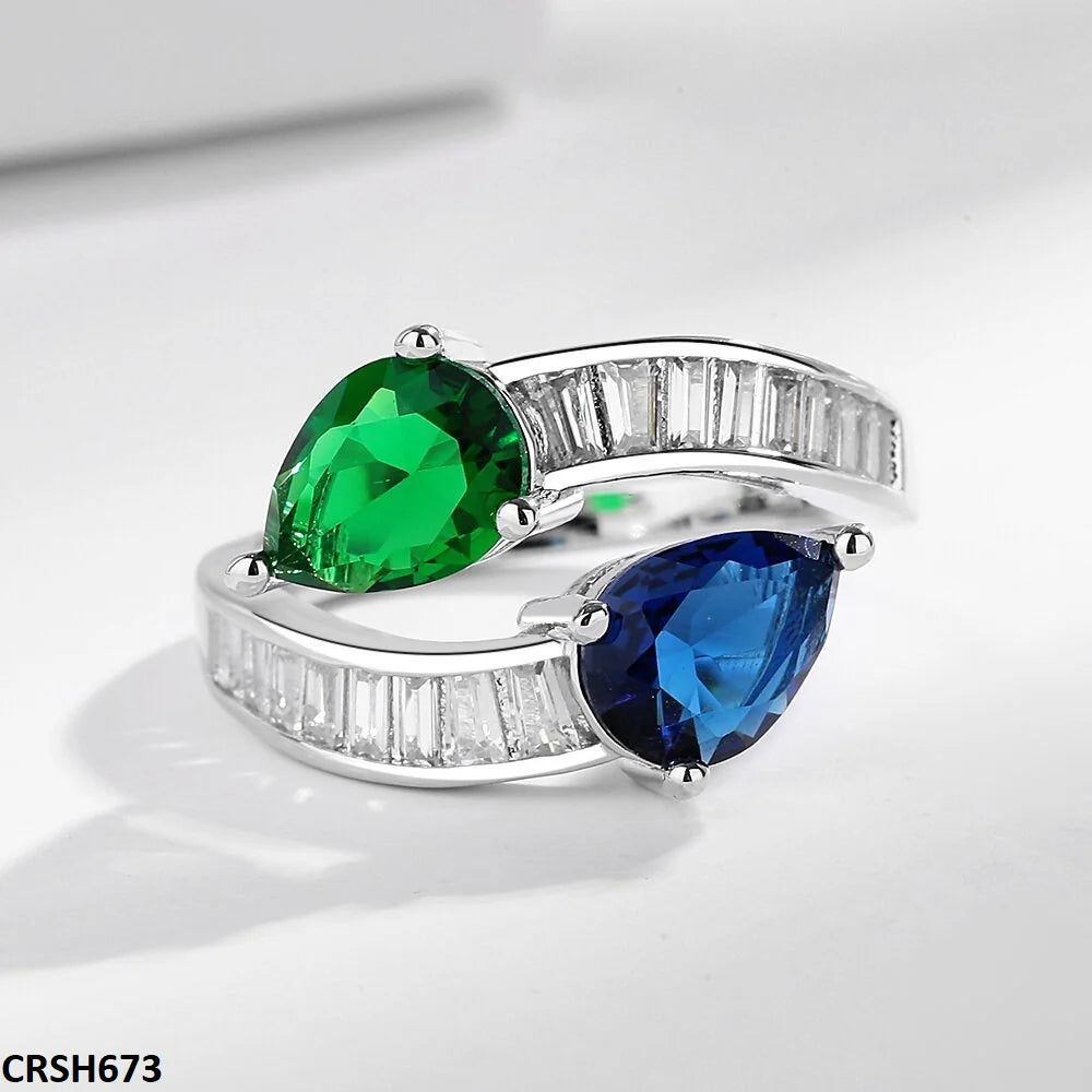 CRSH673 BLX Double Tear Ring Adjustable- CRSH CRSH673 BLX Double Tear Ring Adjustable- CRSH