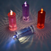 Colorful Electric Candles Set (Set Of 2)
