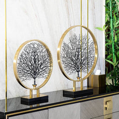 Metal Coral Tree Ornament