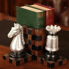 Creative Unique Chess Sculpture Bookend