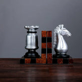 Creative Unique Chess Sculpture Bookend
