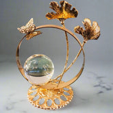 Crystal Ball Lead Design Metal Decor