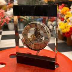 Crystal Gear Elegance Clock