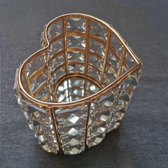 Crystal Heart Brush Holder (Nordic Style)
