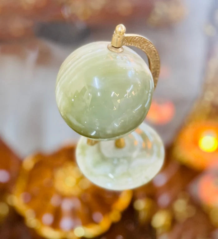 Onyx Globe Clock Onyx Globe Clock