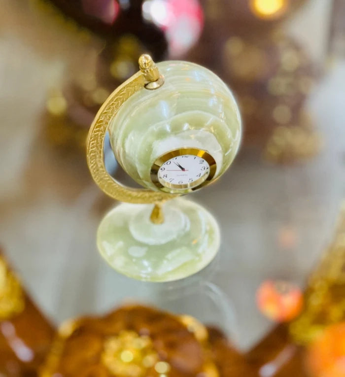 Onyx Globe Clock Onyx Globe Clock