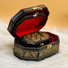 Mesmerising Naqshi Art Jewellery Box (Set Of 3)