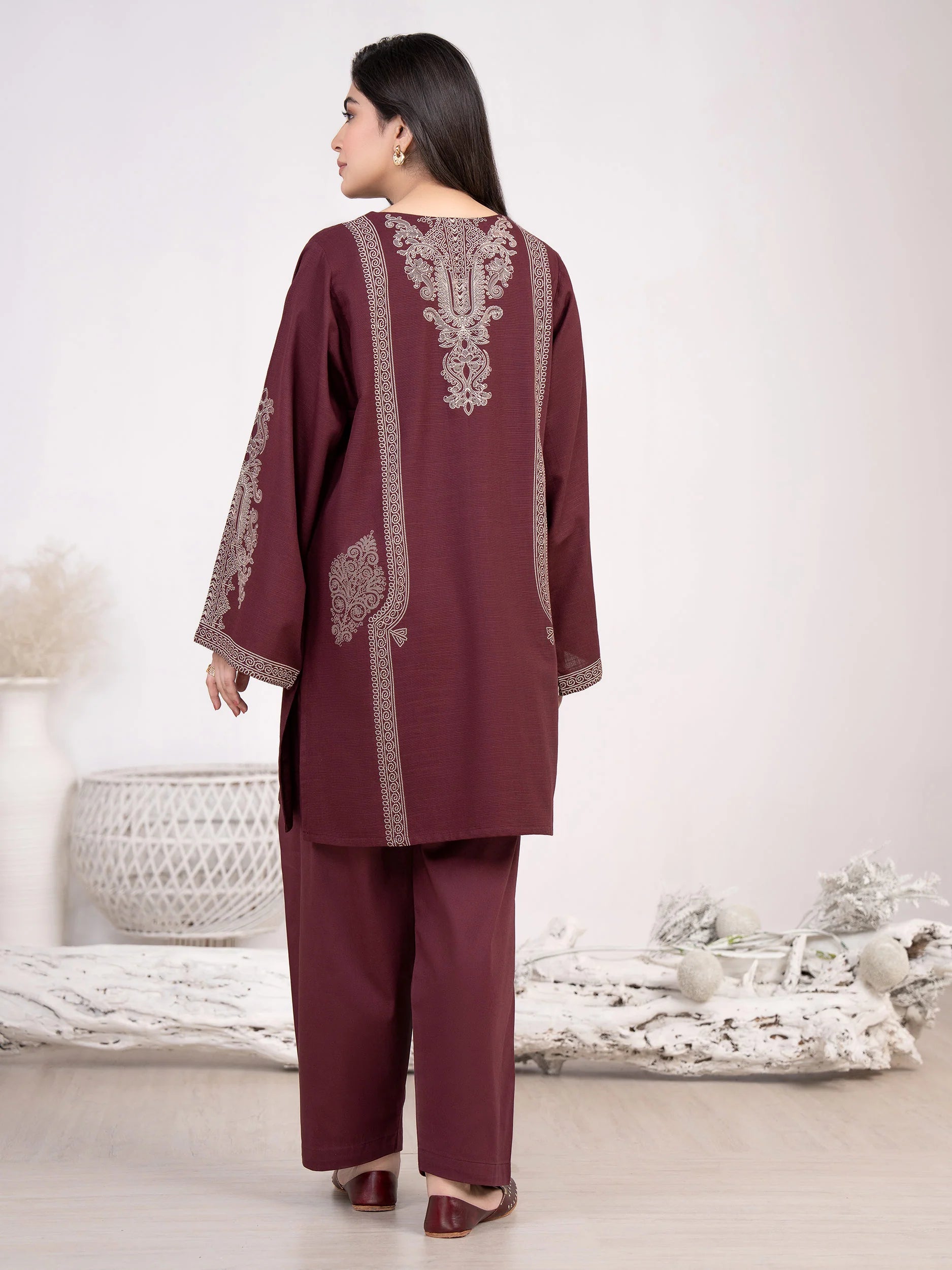 Khaddar Shirt-Printed(Unstitched) Khaddar Shirt-Printed(Unstitched)