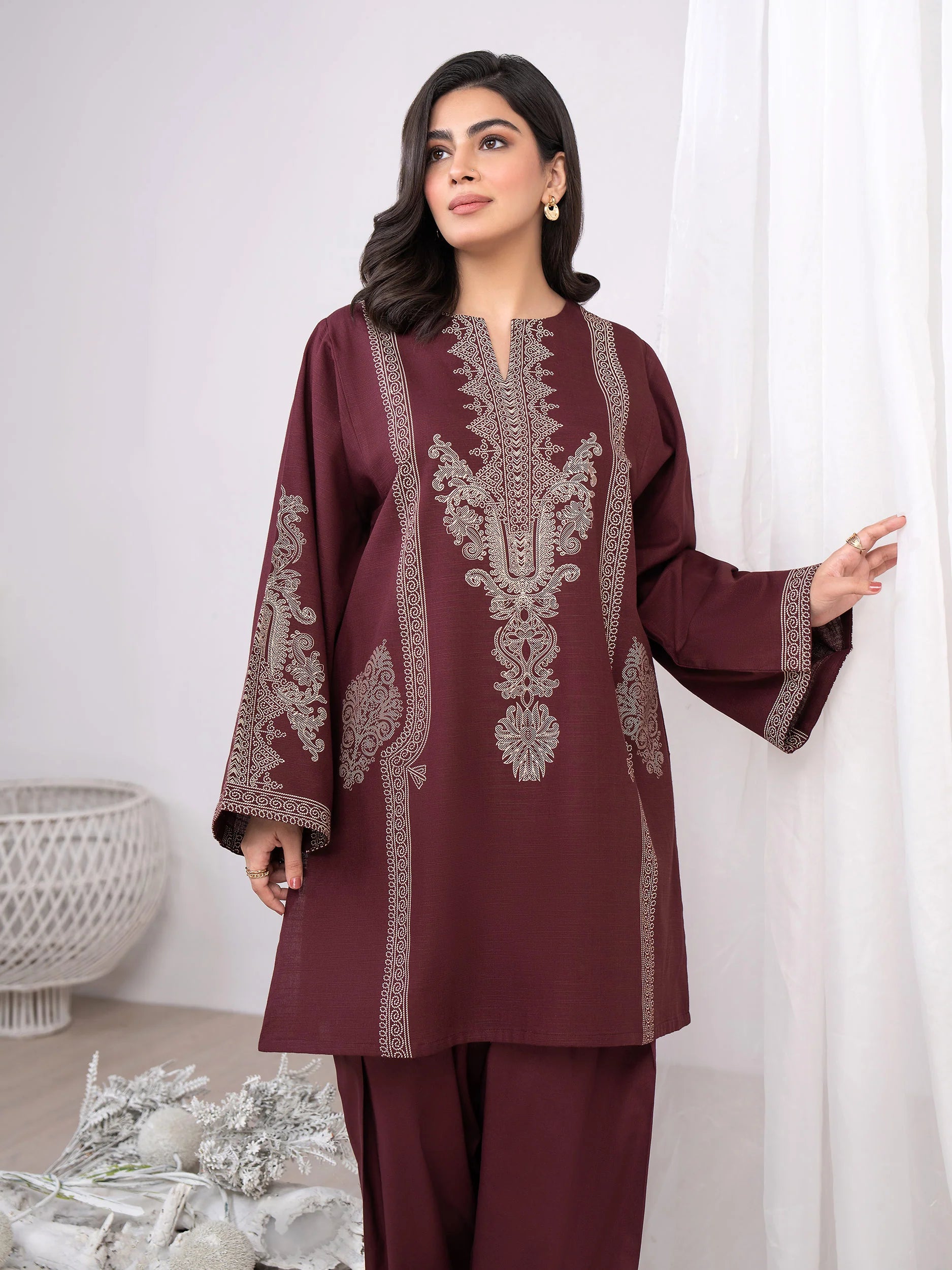 Khaddar Shirt-Printed(Unstitched) Khaddar Shirt-Printed(Unstitched)