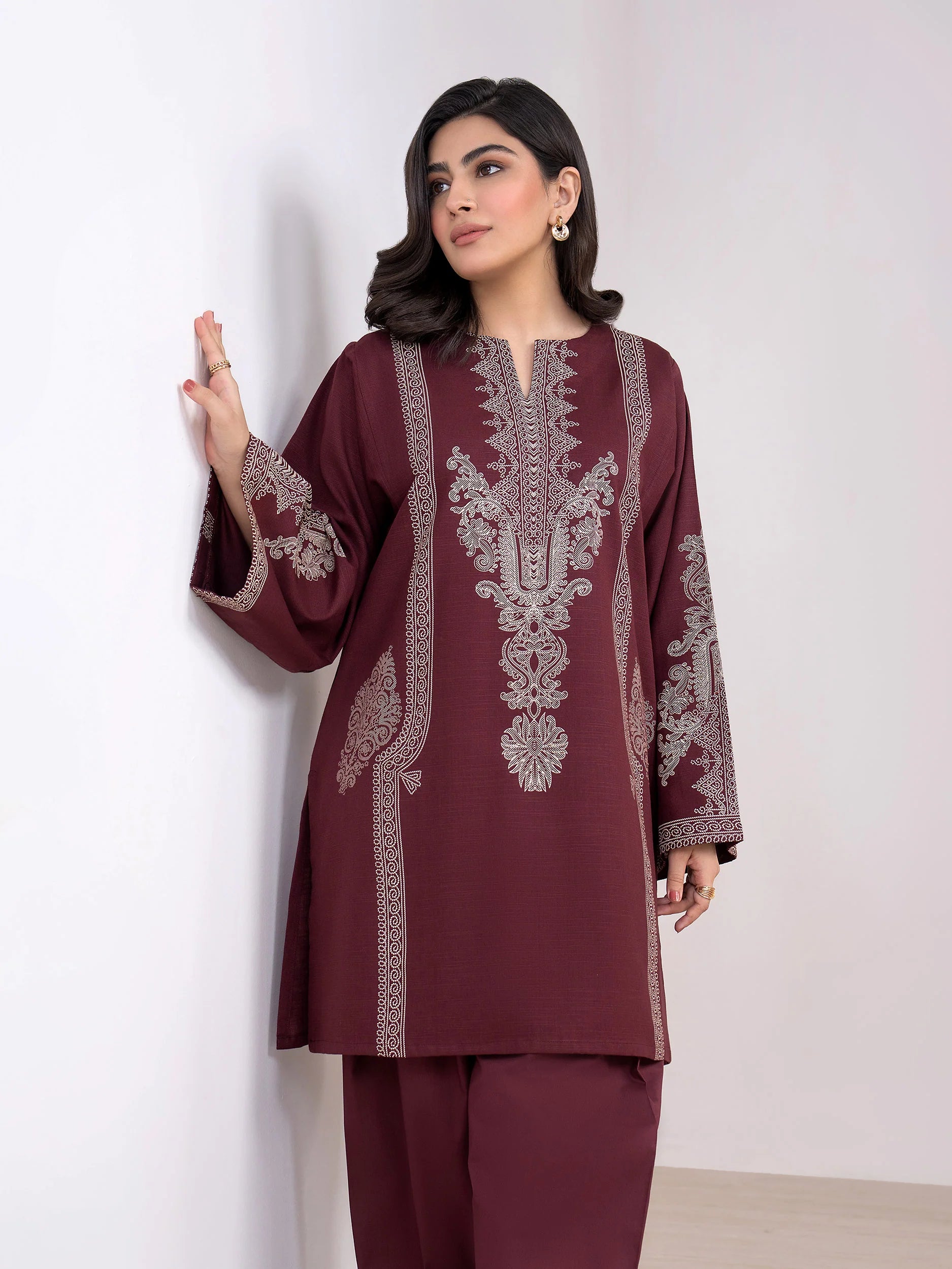 Khaddar Shirt-Printed(Unstitched) Khaddar Shirt-Printed(Unstitched)