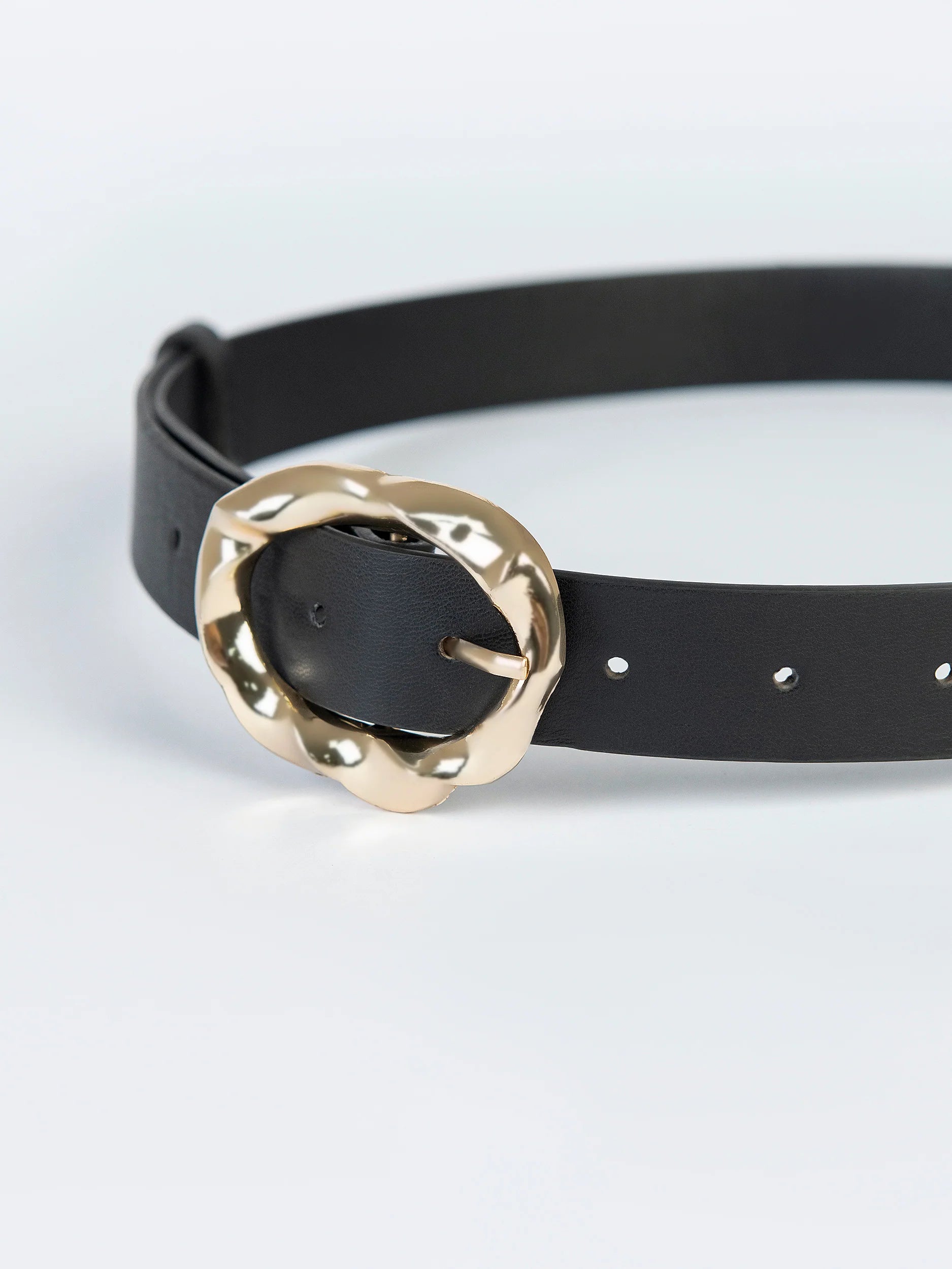 Textured Buckle Belt Textured Buckle Belt