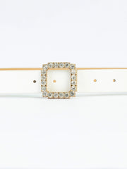 Strass Buckle Belt