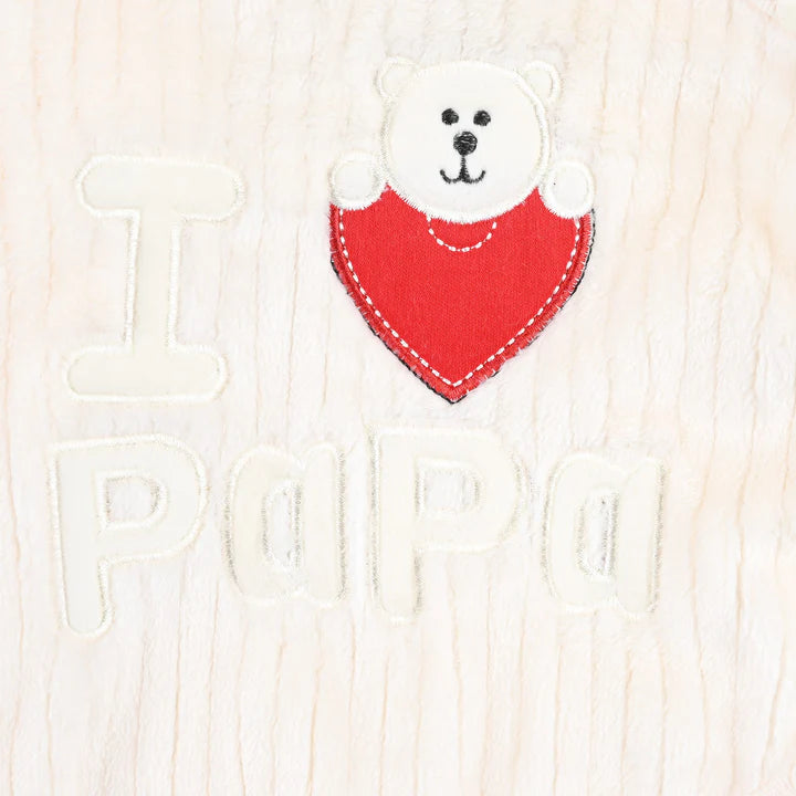 INFANT UNISEX MIX FABRIC ROMPER-CREAM INFANT UNISEX MIX FABRIC ROMPER-CREAM