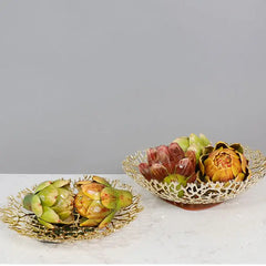Decorative Plate Fruit Dish Household Set (2 Pcs)