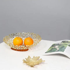 Decorative Plate Fruit Dish Household Set (2 Pcs)