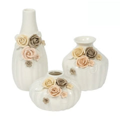 Embellished Flower Vase (Set Of 3)