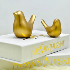 Jane & Joe Sparrows Sculpture (Golden)