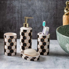 European Standards Ceramic Bath Set ( Set of 4 )
