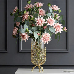 Exclusive Metal Coral Vases (Set Of 2)