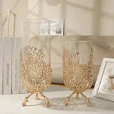 Exclusive Metal Coral Vases (Set Of 2)