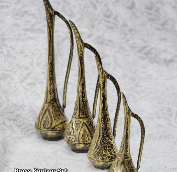 Antique Brass Kantaar Set (4 PCs) Antique Brass Kantaar Set (4 PCs)