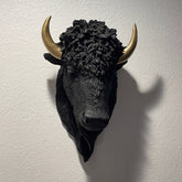 Faux Bull Wall Mount