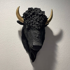 Faux Bull Wall Mount